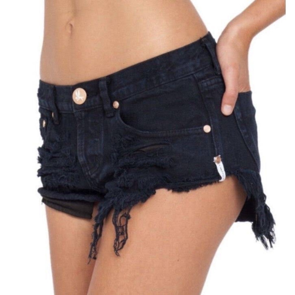 One Teaspoon Bonitas Low Rise Shorts